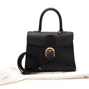 tweedehands als nieuw Delvaux Black Brillant MM aan de beste prijs Antwerpen