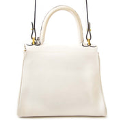 authentic Delvaux Brillant White PM Bag + Strap for sale at labellov