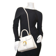 secondhand Delvaux Brillant White PM Bag + Strap for sale at labelloc antwerp