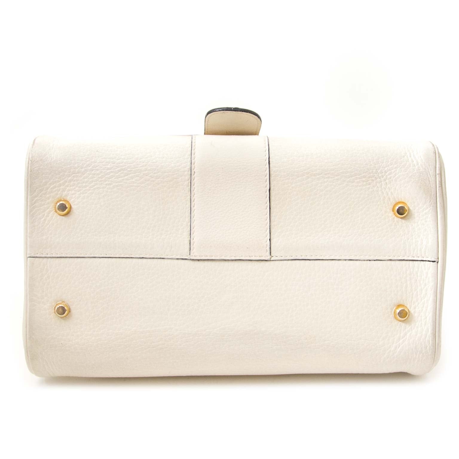 tweedehands Delvaux Brillant White PM Bag + Strap te koop bij labellov antwerpen