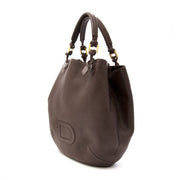 Delvaux Louise Brown Leather Shoulder Bag acheter secure en ligne de sac à mains delvaux en cuir marron