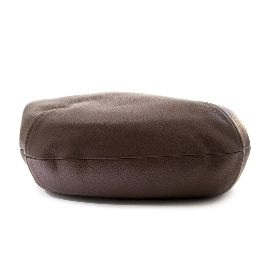 Koop en verkoop uw Delvaux Louise Brown Leather Shoulder Bag