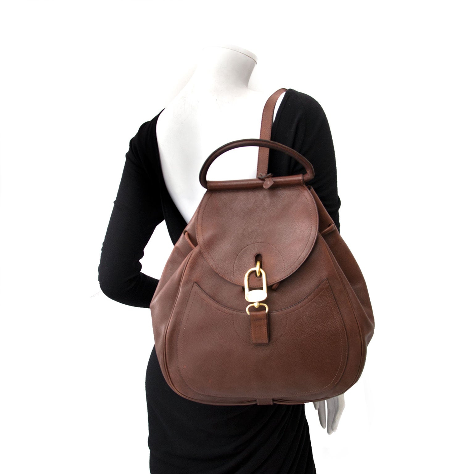 Delvaux Brown Lucifer Backpack at the best price 2017