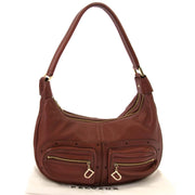 secondhand Delvaux Chestnut Shoulderbag for sale at labellov