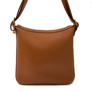 koop veilig online tegen de beste prijs Delvaux Camel Grained Shopping Tote