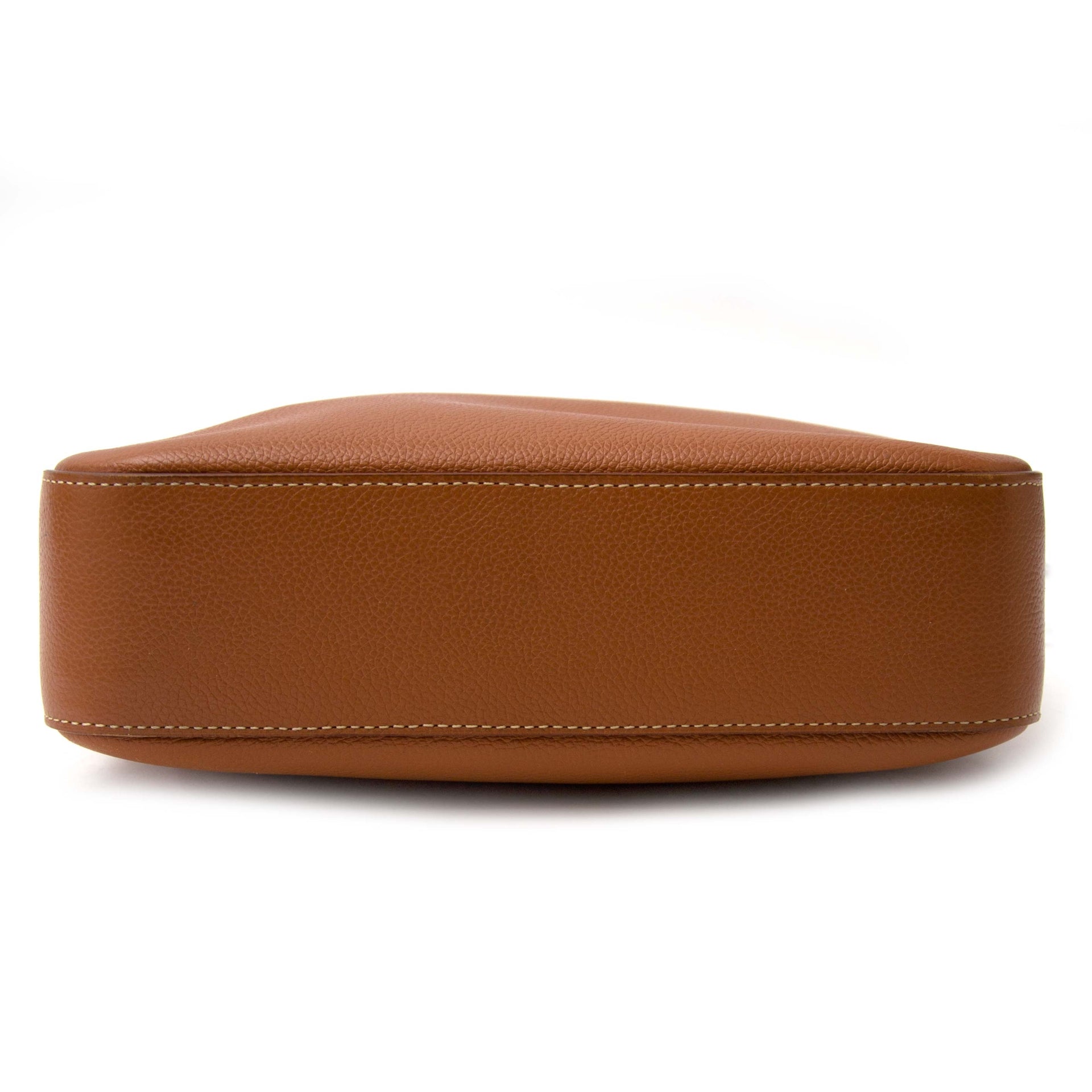Delvaux Camel Grained Shopping Tote