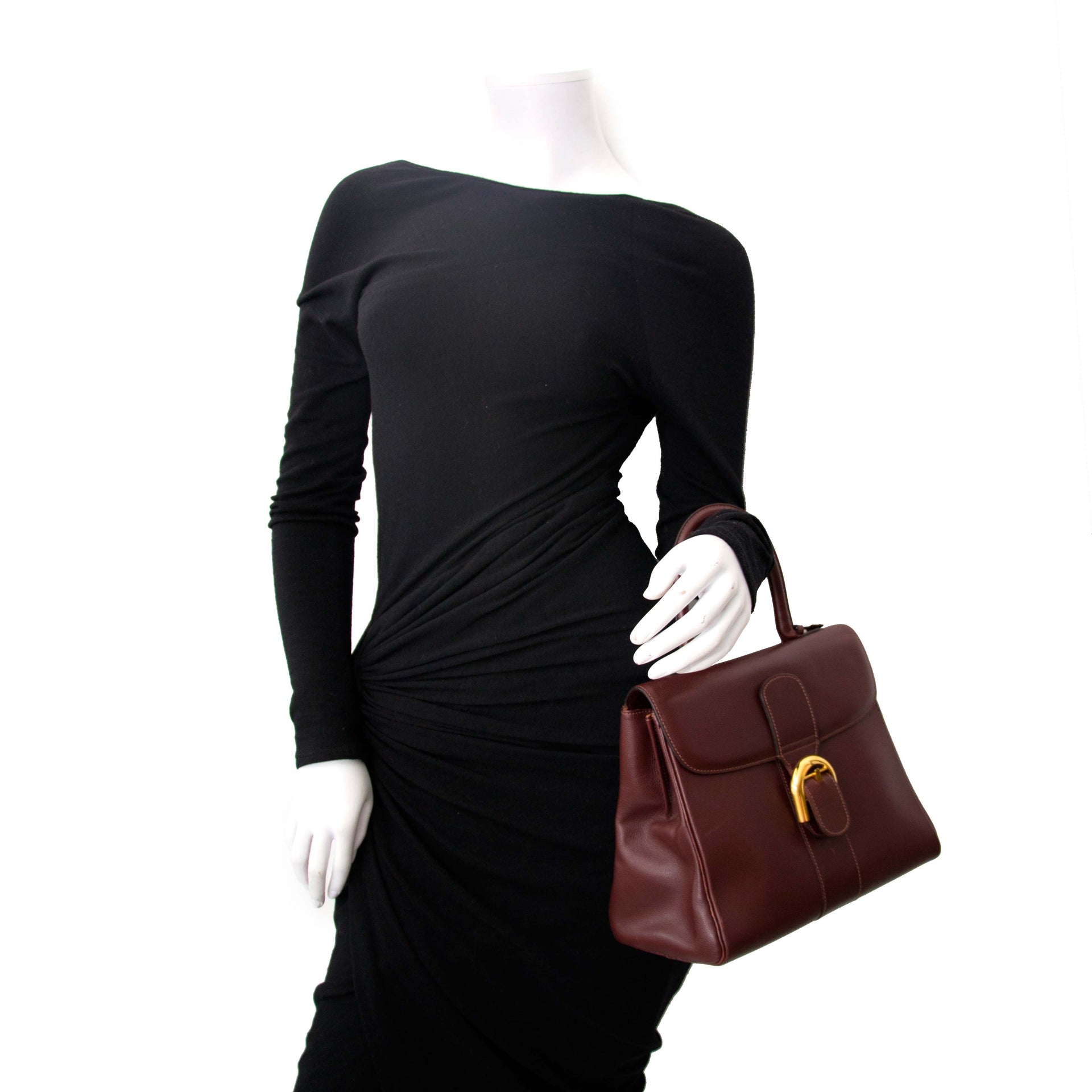 Delvaux Brillant MM Burgundy