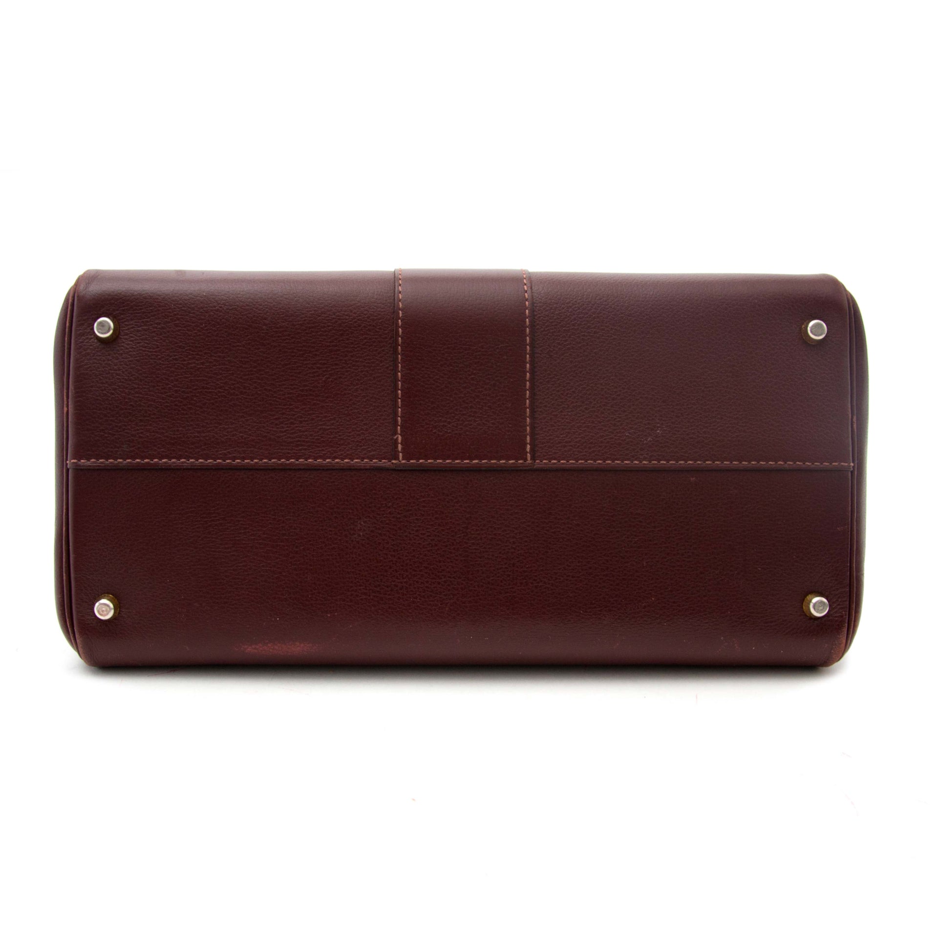 Delvaux Brillant MM Burgundy