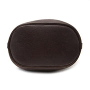 acheter en ligne seconde main sac a main Delvaux Dark Brown Bucket Bag