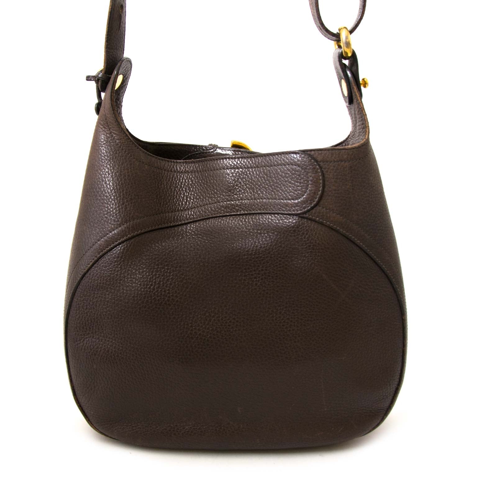 skip the waitinglist shop Delvaux Brown Shoulder bag safe online at the best price