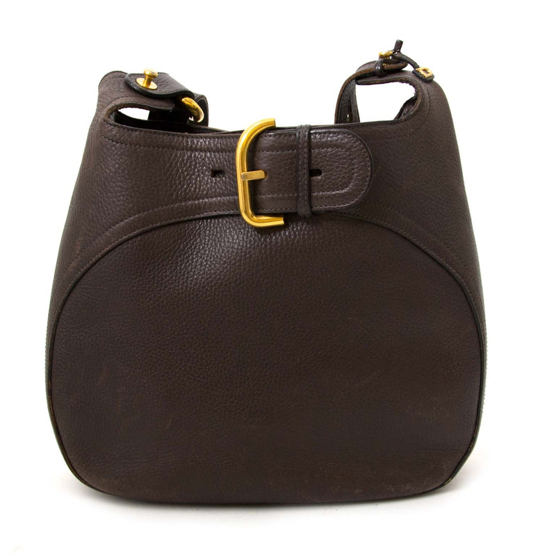 acheter en ligne seconde main Delvaux Brown Shoulder bag