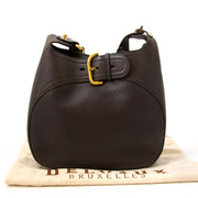 koop veilig online of boetiek tweedehands Delvaux Brown Shoulder bag