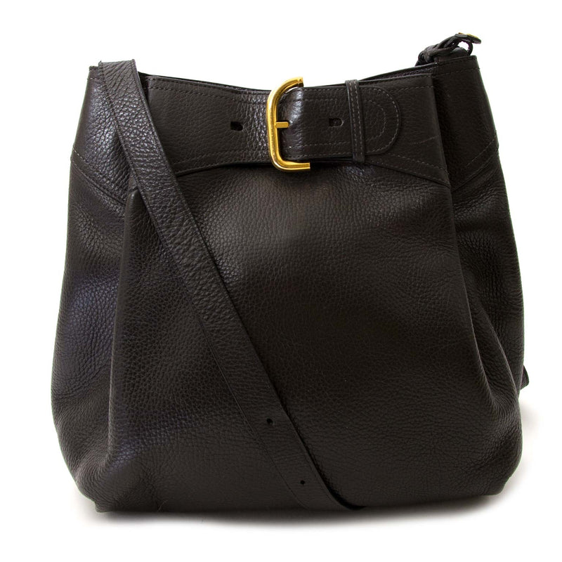 delvaux brown leather shoulder bag now for sale at labellov vintage fashion webshop belgium
