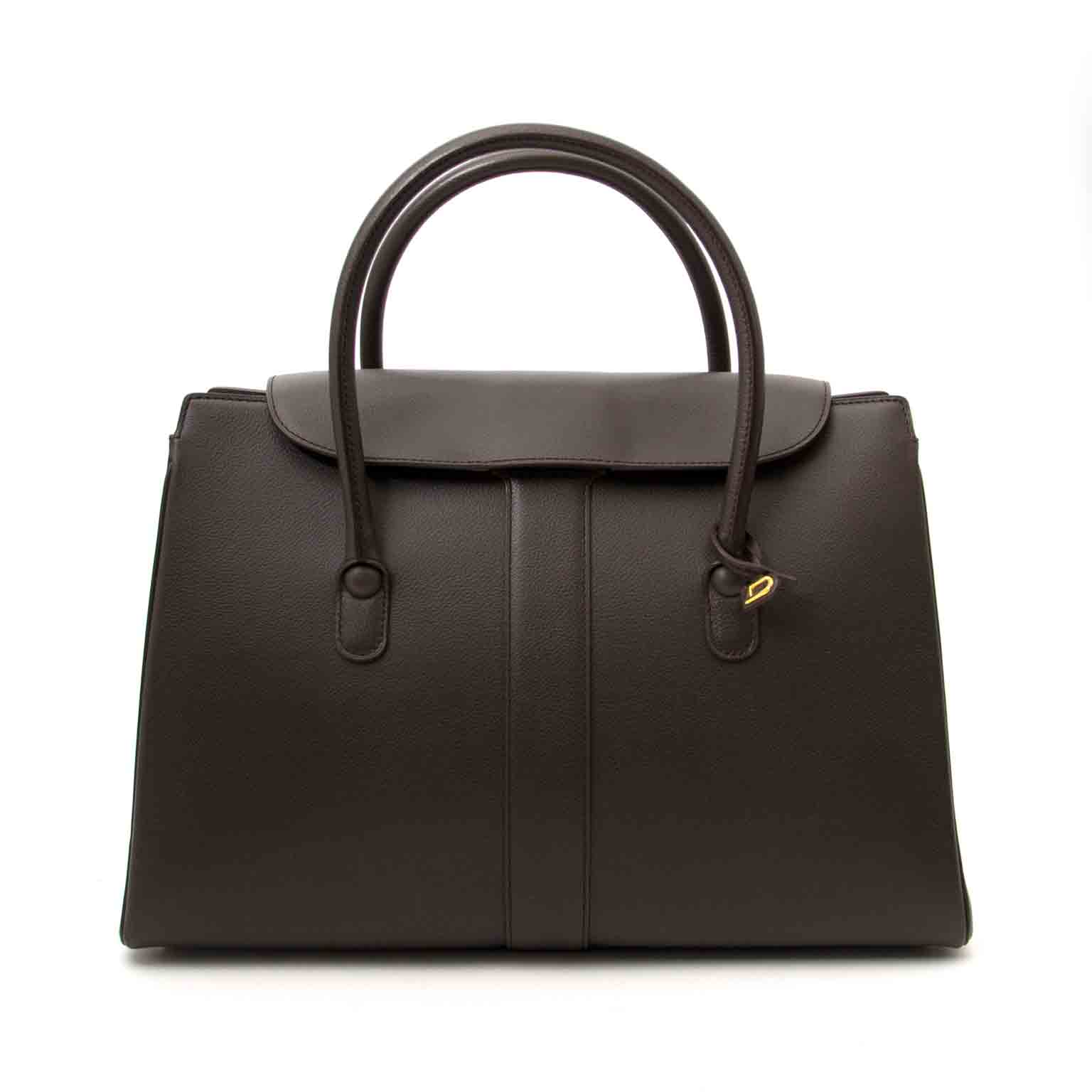 Achetez Delvaux Brun Cabriolet Sac en ligne chez Labellov.com