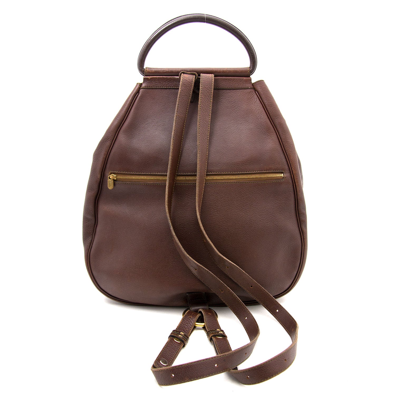 Are you looking for an authentic Delvaux Brown Leather Lucifer GM? Buy safe and secur at Labellov.
