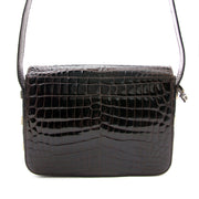 Delvaux bruine croco schouder tas nu bij labellov.com te koop tegen de beste prijs