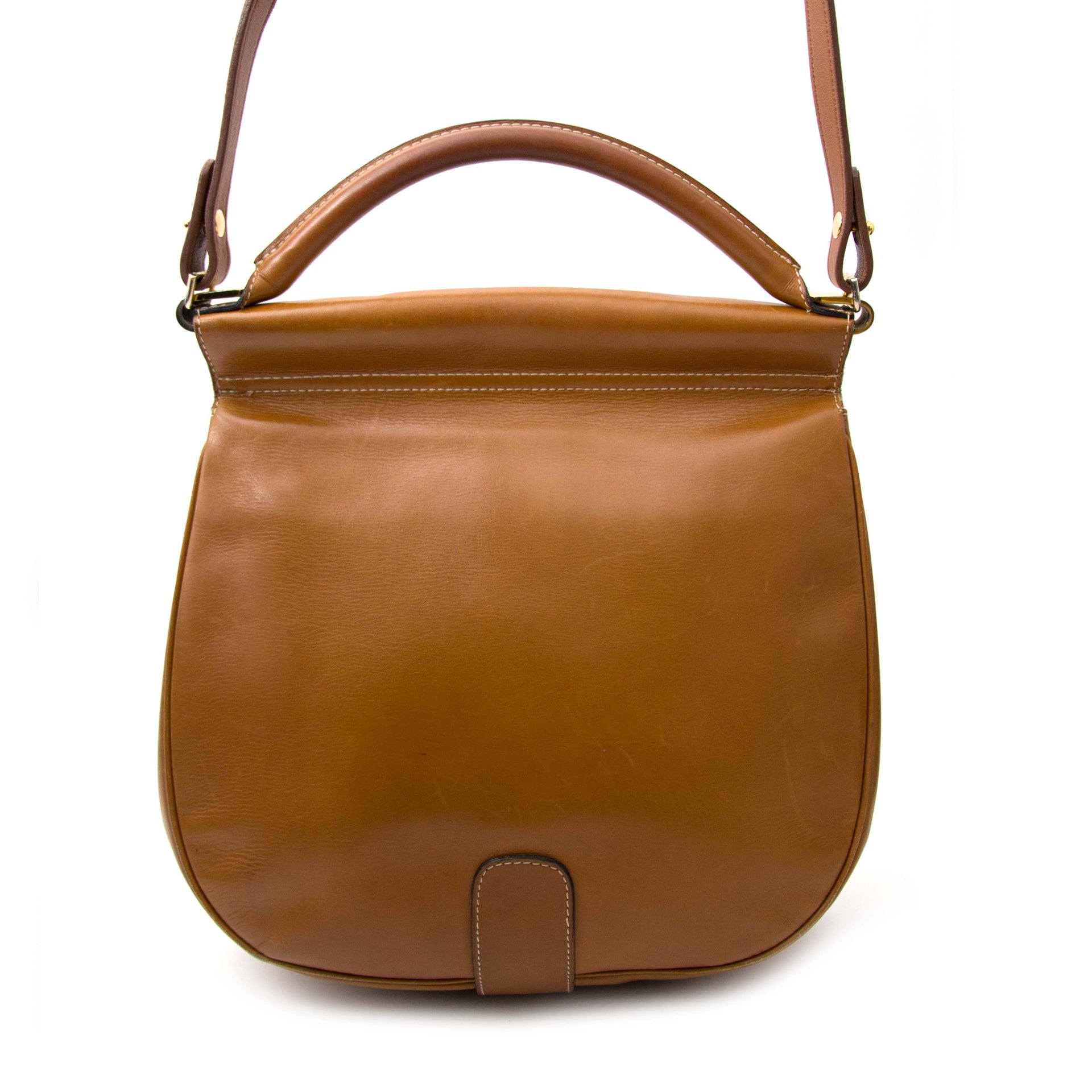 Buy and sell your Delvaux Camel 'Brillant' Shoulder Bag