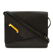 acheter en ligne seconde main Delvaux Blue Greyish Leather Crossbody Bag