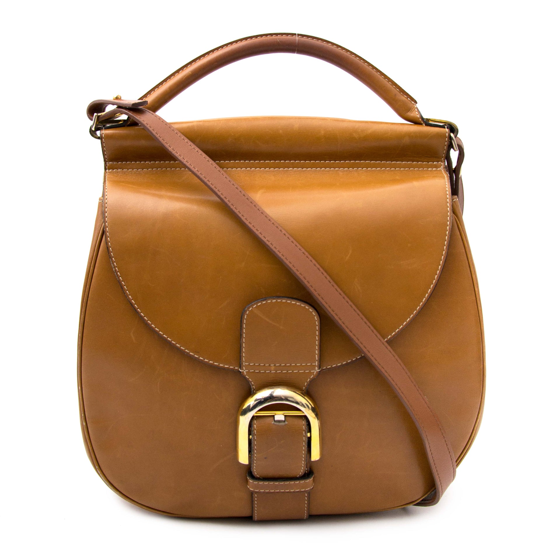 Delvaux Camel 'Brillant' Shoulder Bag for sale online