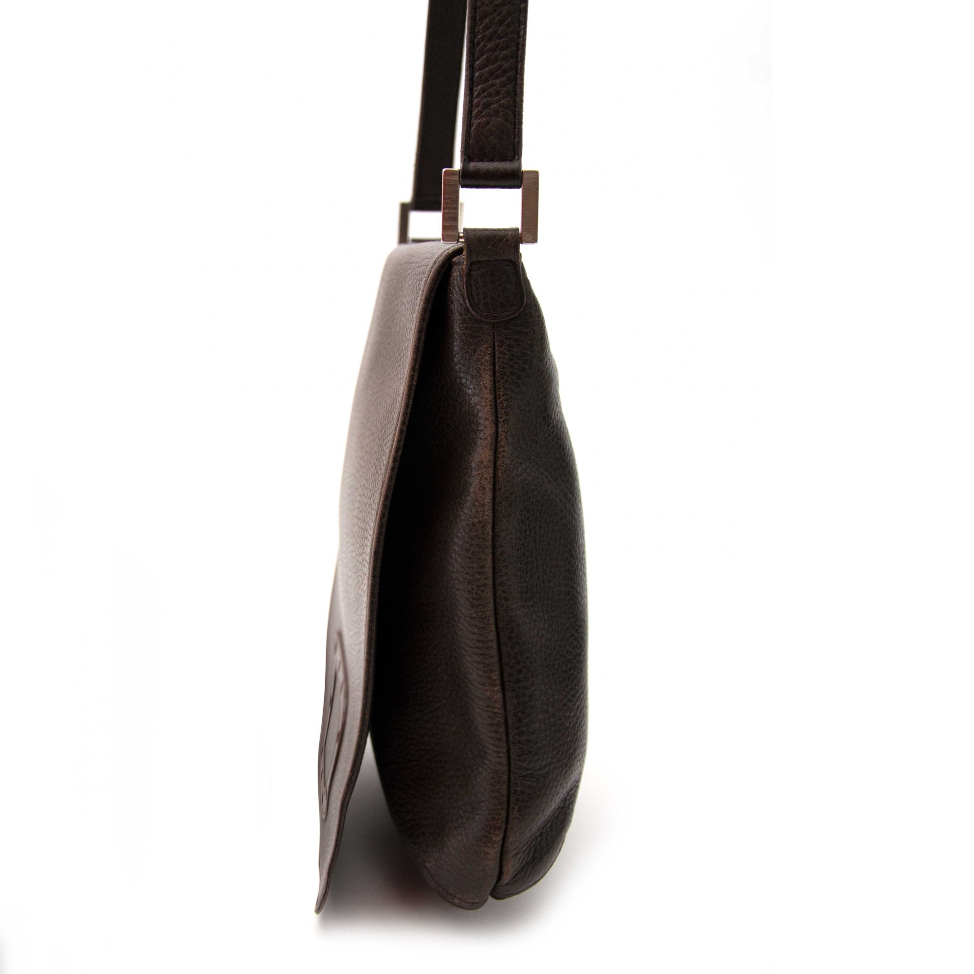Delvaux Bruin Le Louise Schoudertas