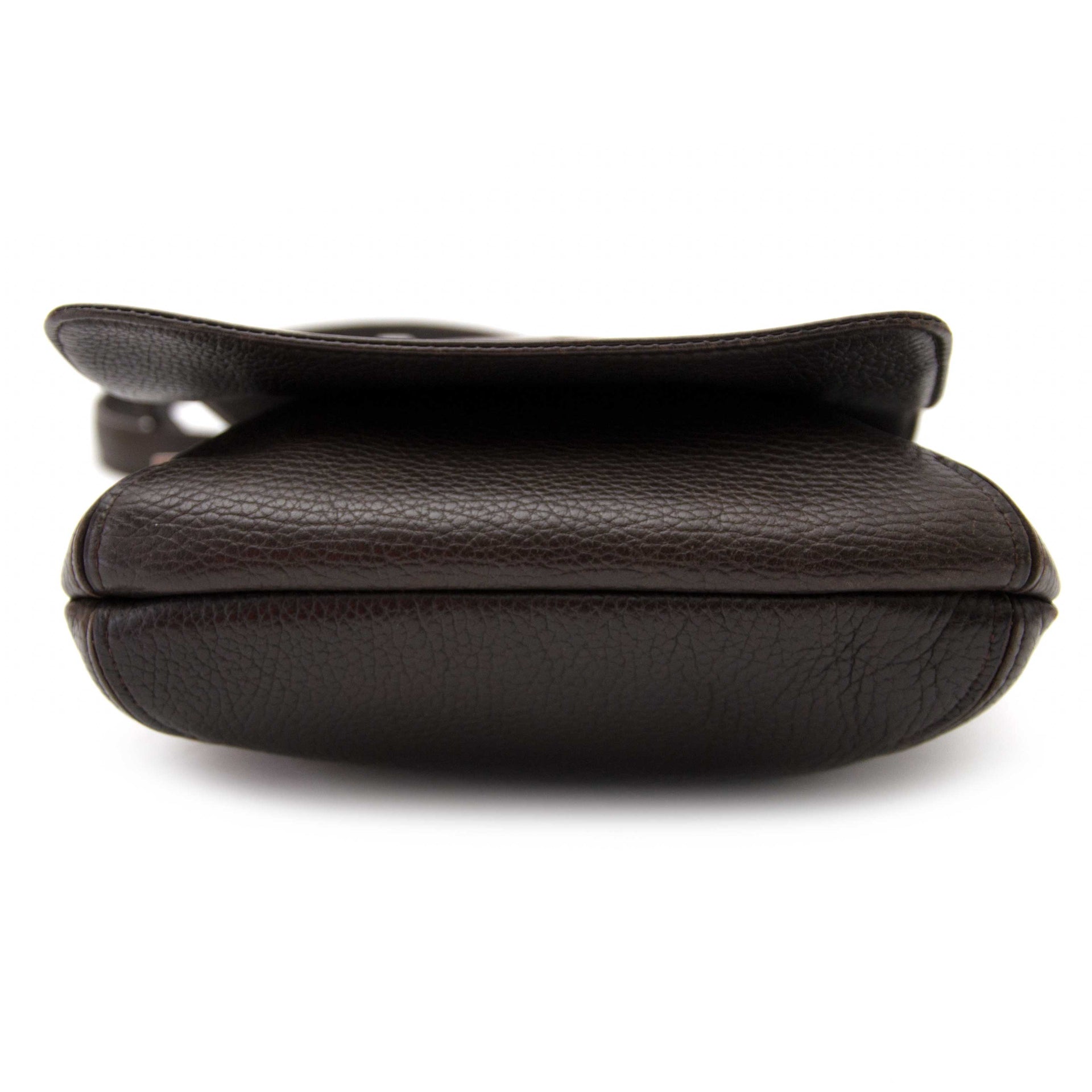 Delvaux Bruin Le Louise Schoudertas