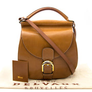 Delvaux Camel 'Brillant' Shoulder Bag te koop