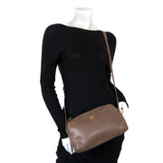 Delvaux Taupe Crossbody Bag now for sale at labellov vintage fashion webshop belgium