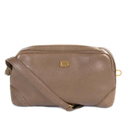 Delvaux Taupe Crossbody Bag now for sale at labellov vintage fashion webshop belgium