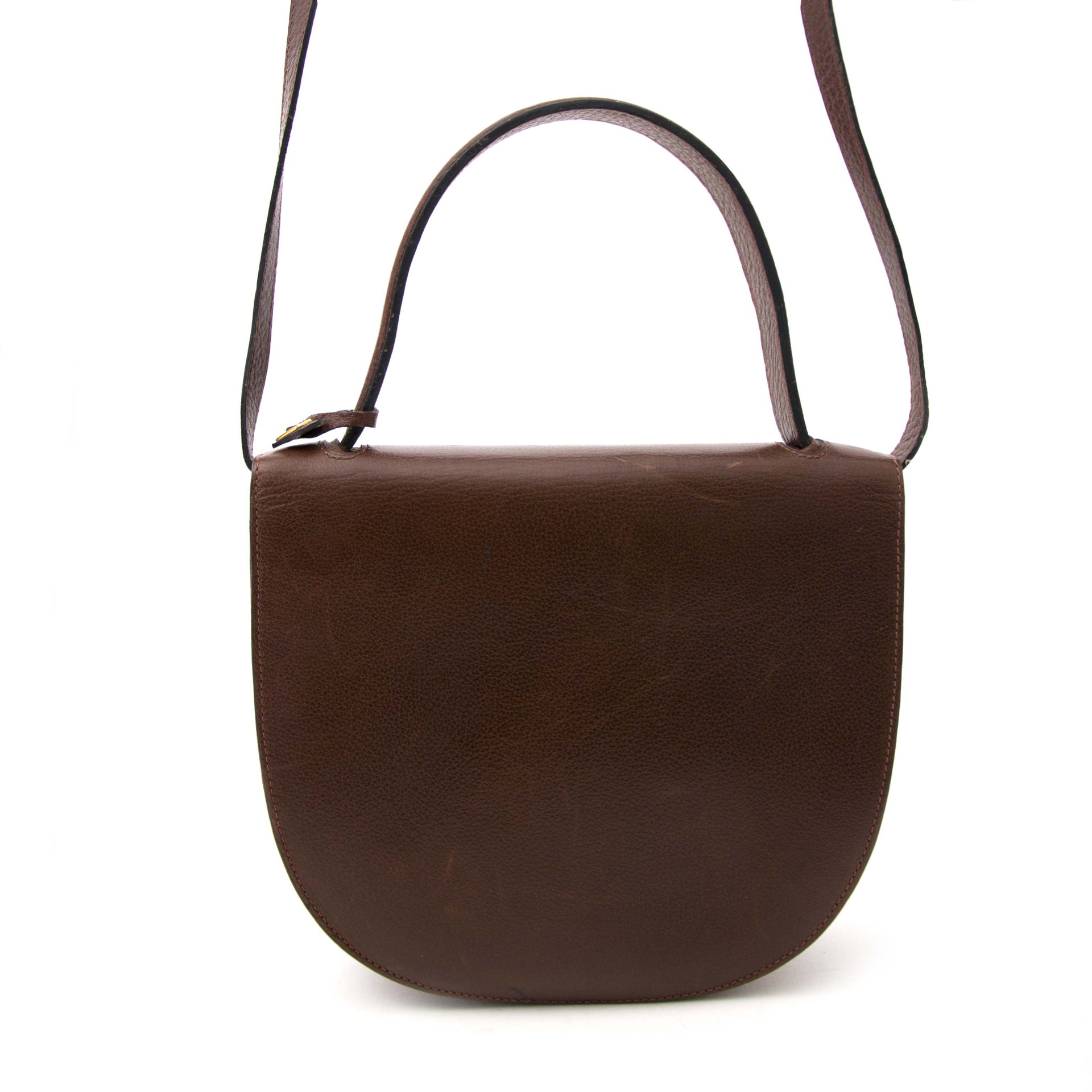 Delvaux Bruine Handtas / Schoudertas