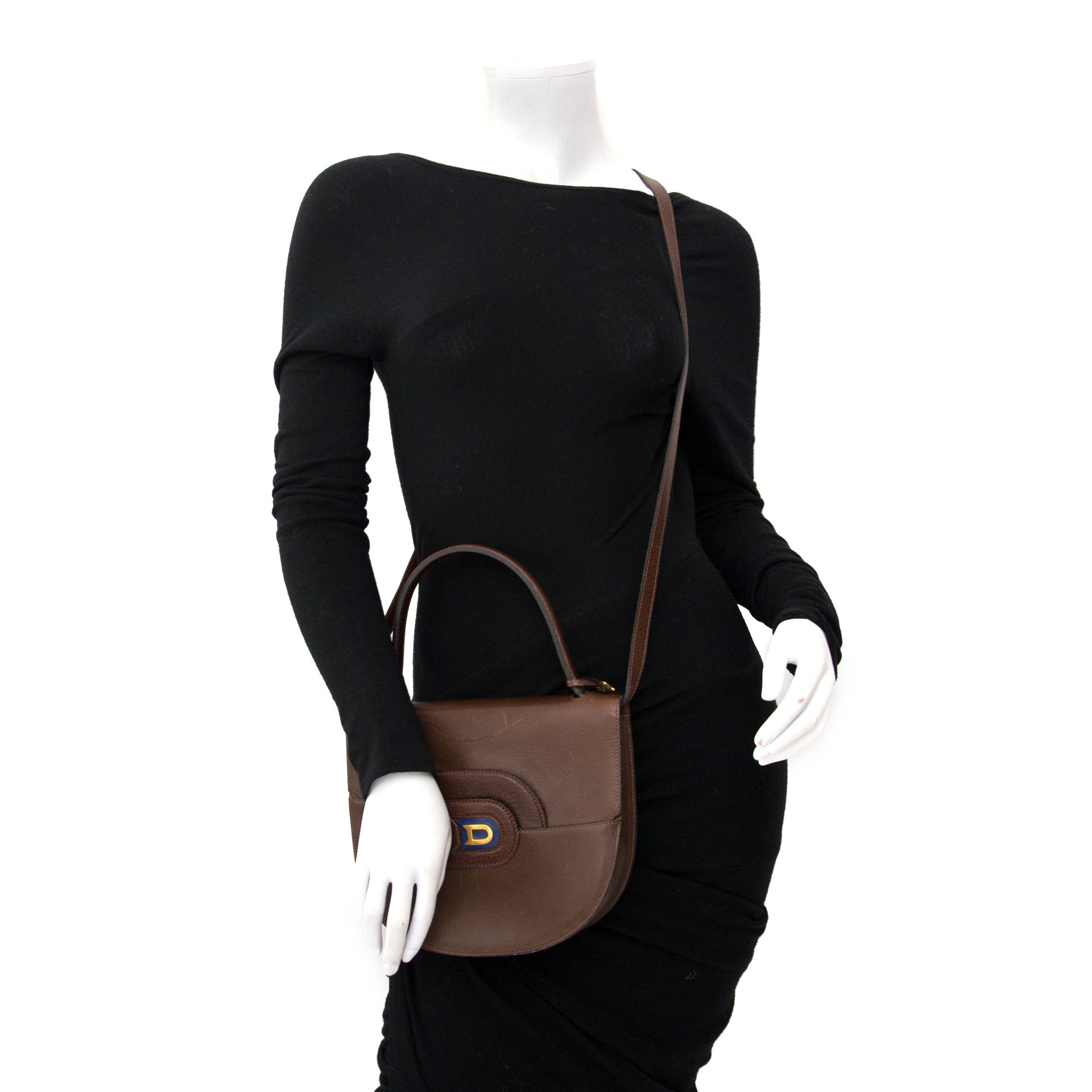 looking for a secondhand Delvaux Brown Top Handle / Shoulder Bag online at the best price