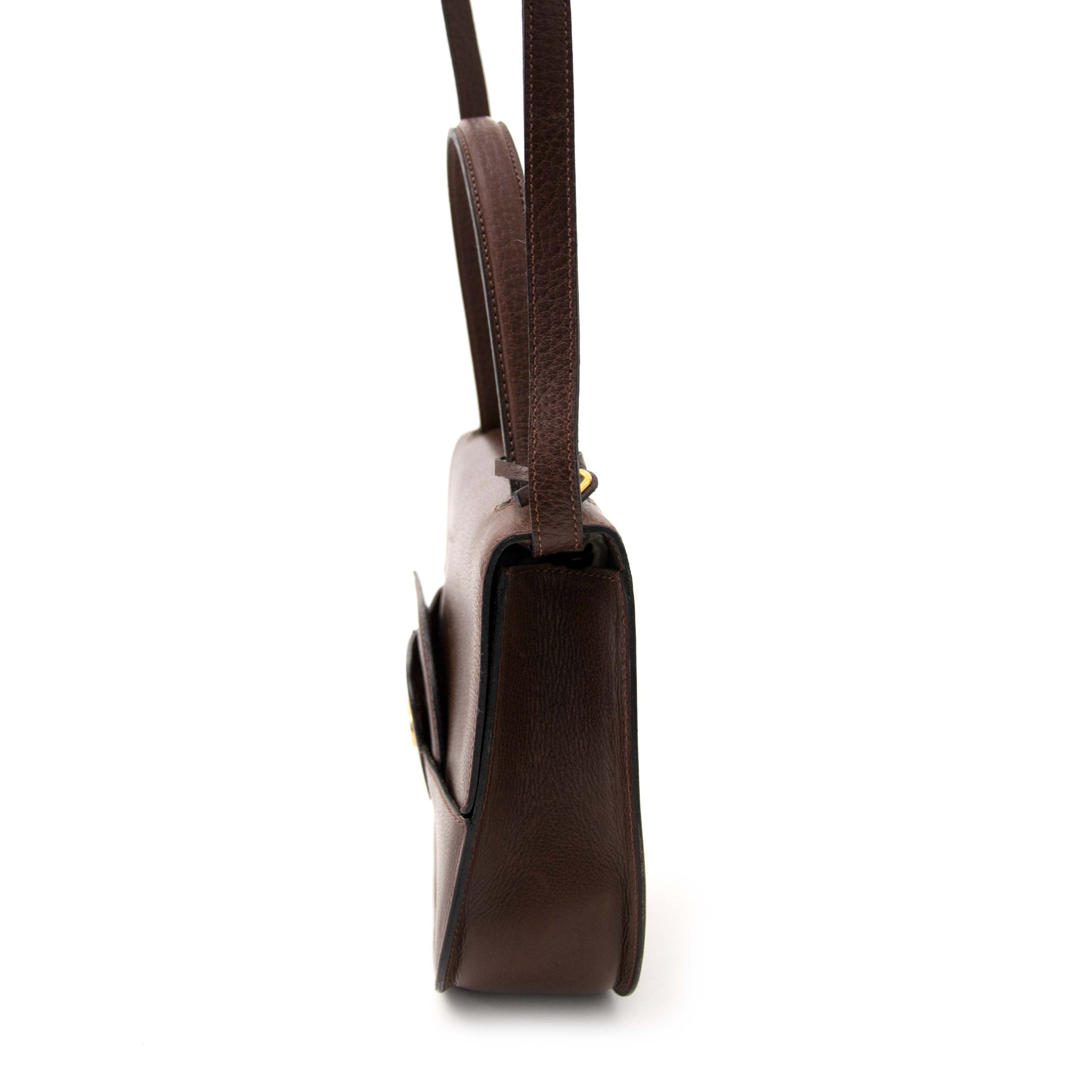 looking for a secondhand Delvaux Brown Top Handle / Shoulder Bag online at the best price