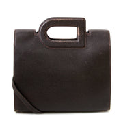 delvaux brown d top handle bag + strap now for sale at labellov vintage fashion webshop belgium