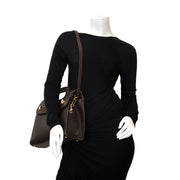 delvaux brown d top handle bag + strap now for sale at labellov vintage fashion webshop belgium