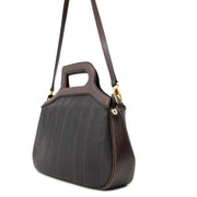 safe and secure shopping Delvaux Brown Toile De Cuir Handbag at the right price at Labellov, online vintage webshop