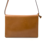 delvaux cognac shoulder flap bag now online at labellov.com for the best price