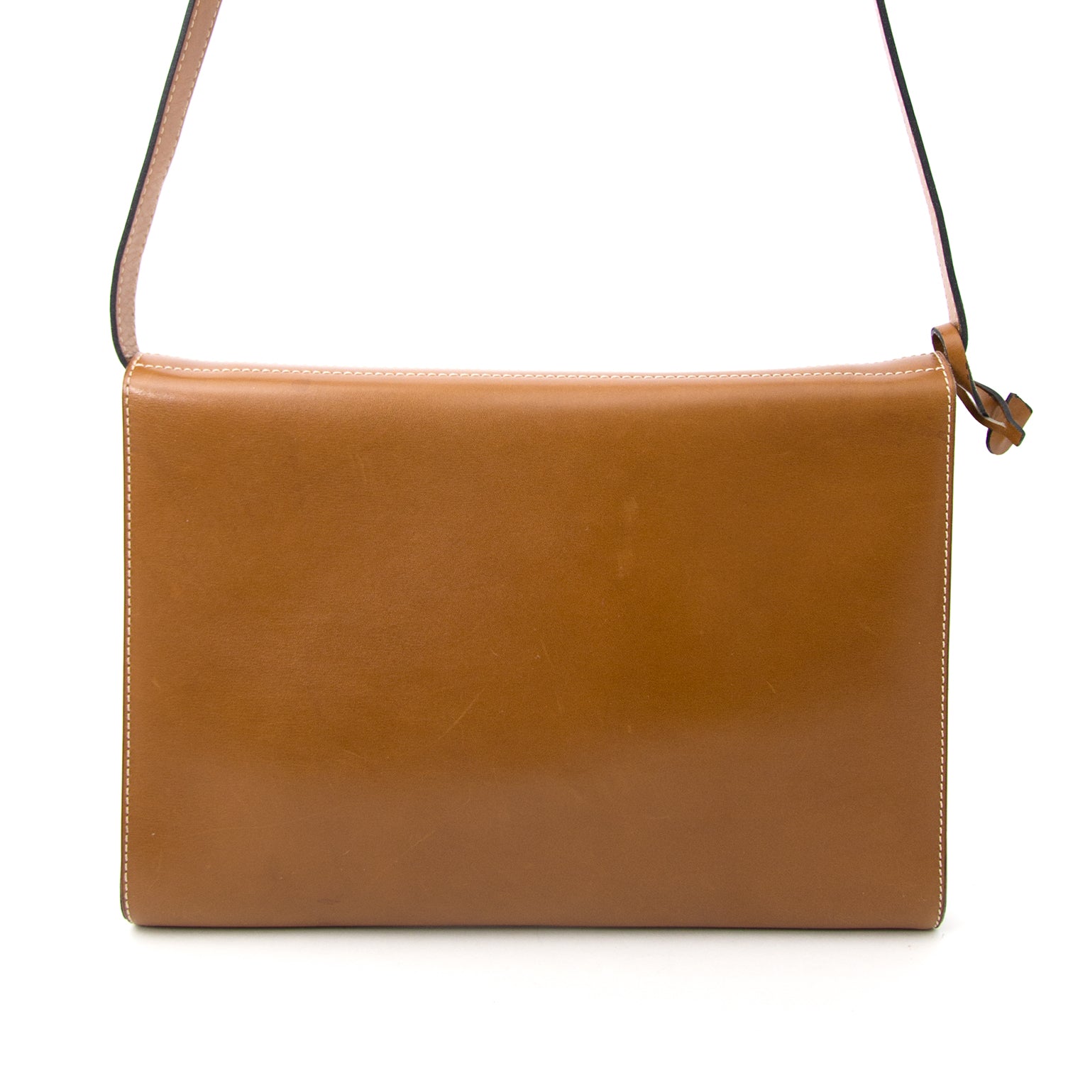 delvaux cognac shoulder flap bag now online at labellov.com for the best price
