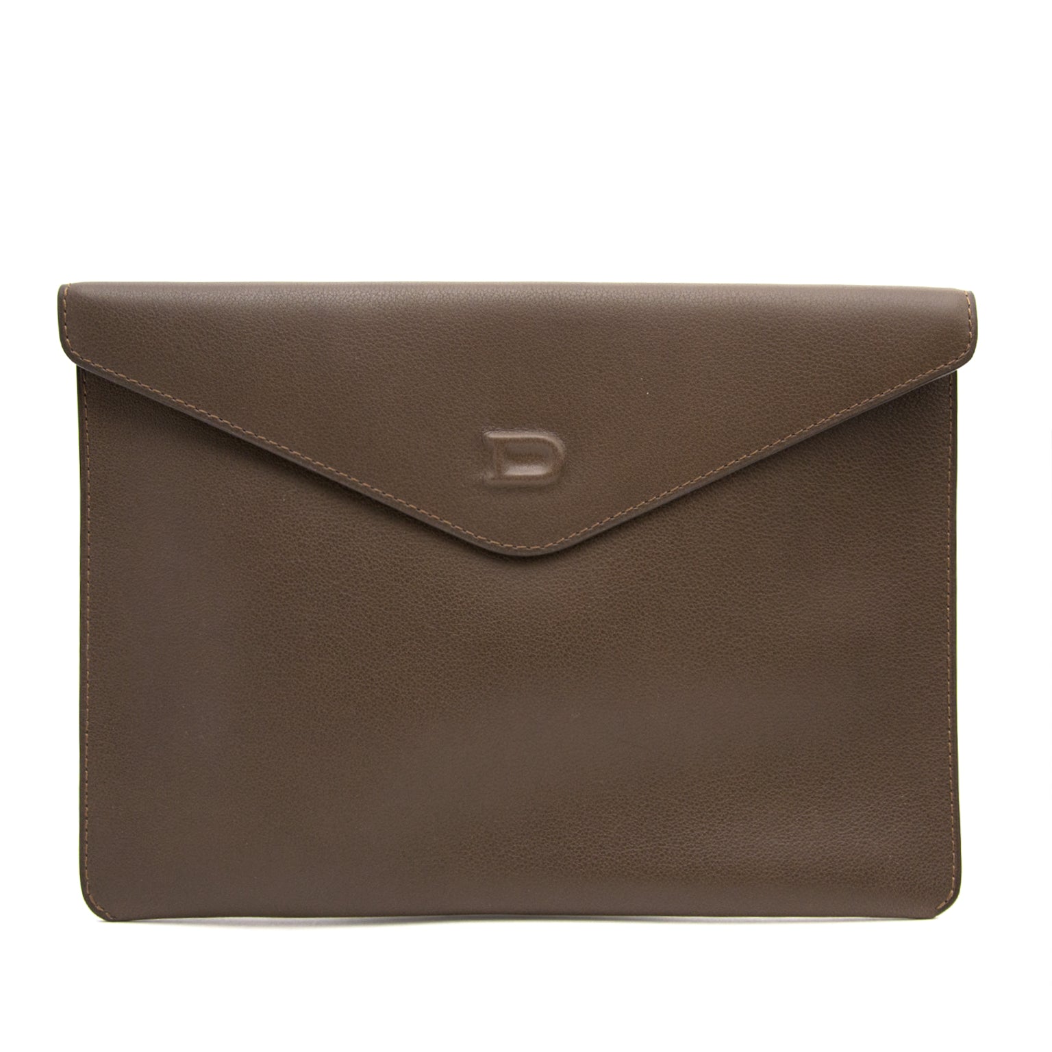 Delvaux Taupe Enveloppe tasje aan de beste prijs bij Labellov