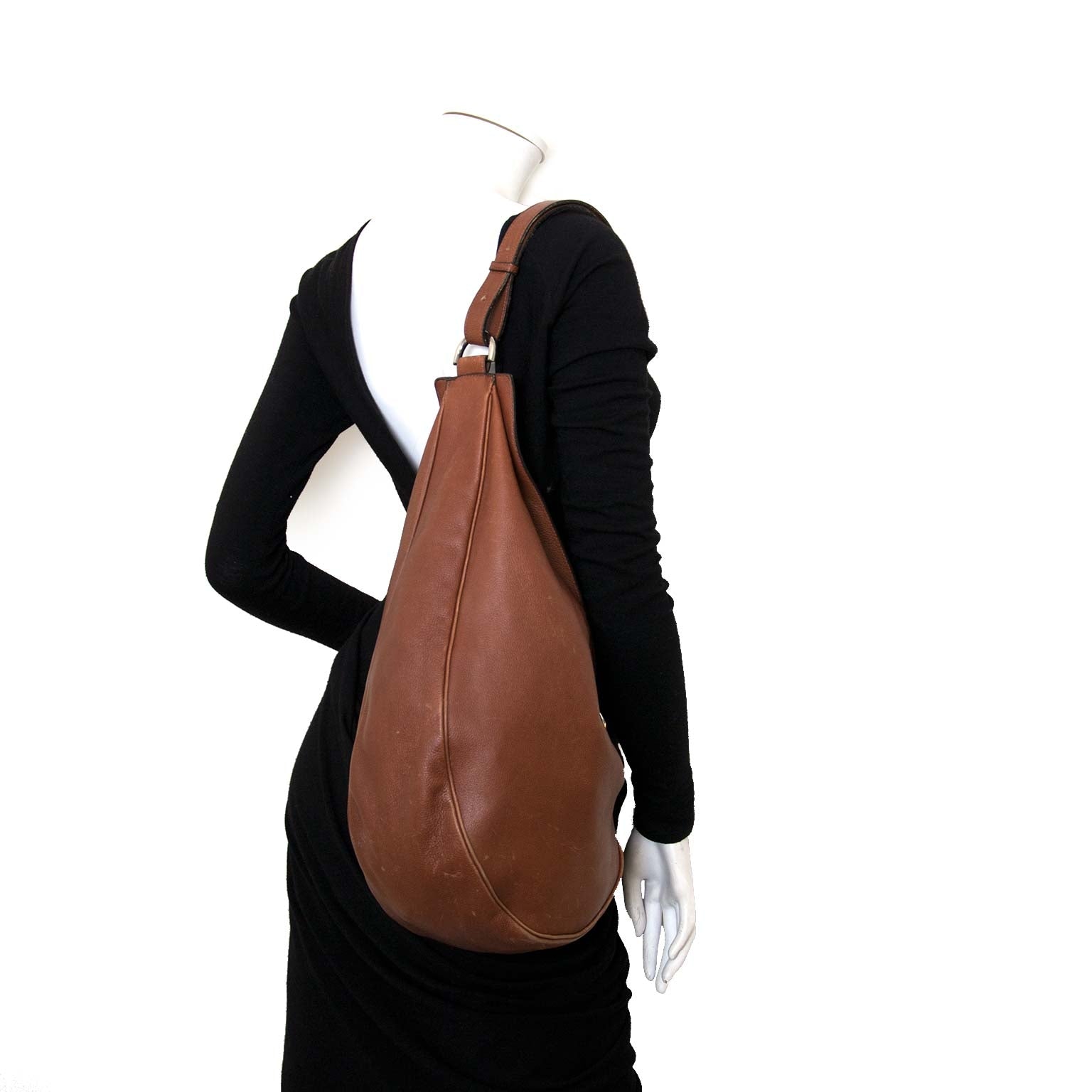 Buy and sell your Delvaux Brown Leather Banana Bag
