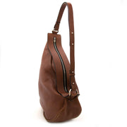 Delvaux Brown Leather Banana Bag