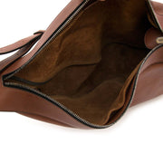 Delvaux Brown Leather Banana Bag