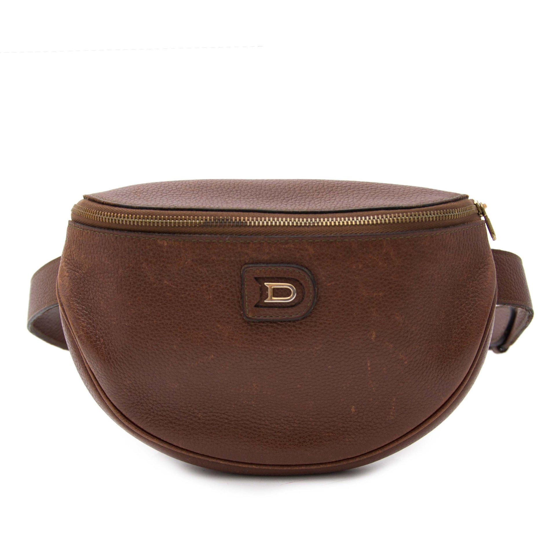 Delvaux Brown Leather Belt Bag
