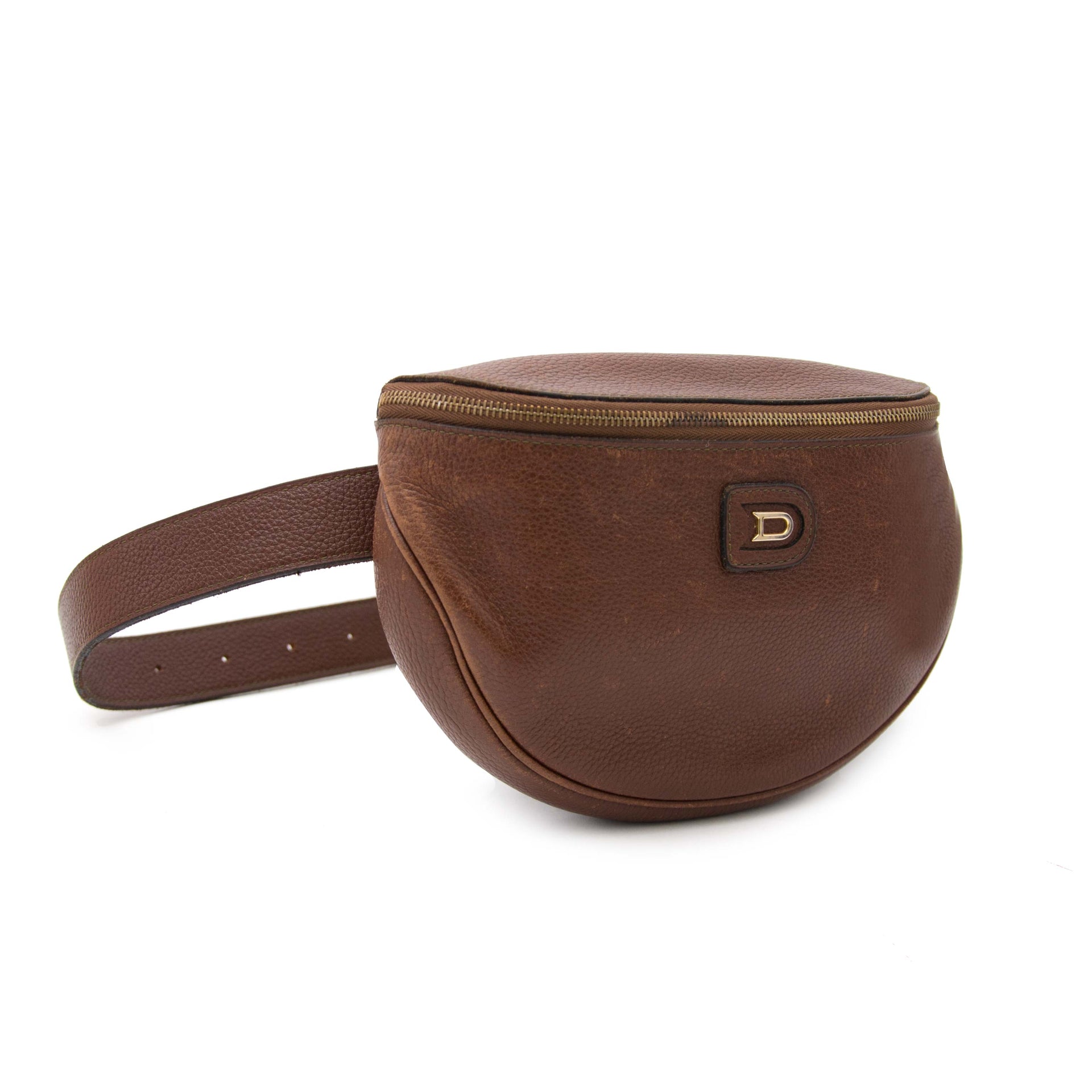 Delvaux Brown Leather Belt Bag