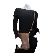 delvaux bruine lederen schouder tas nu te koop bij labellov vintage fashion webshop belgië mode