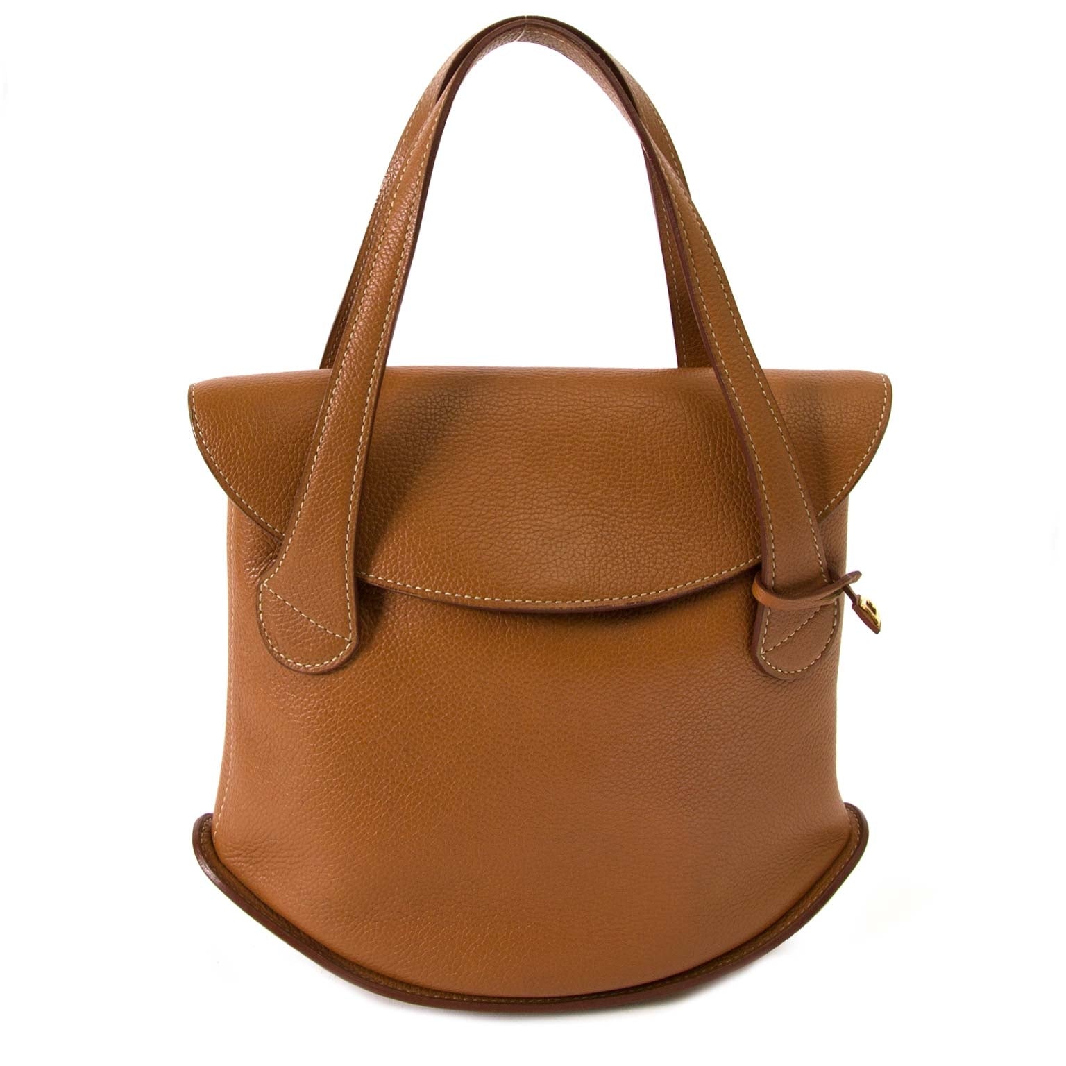 Delvaux Cognac Songe Bag