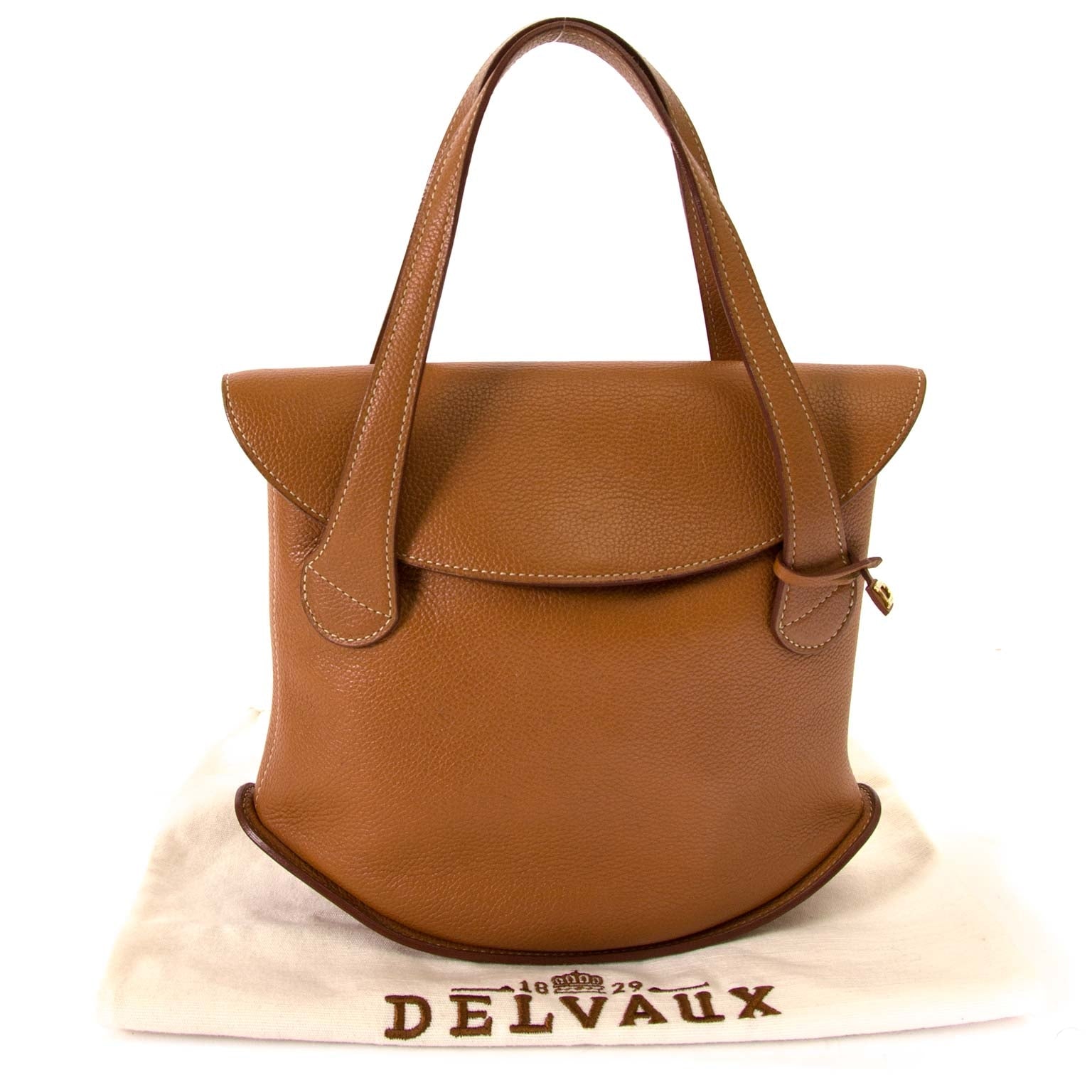 Delvaux Cognac songe Bag te koop bij labellov tweedehands luxe in Antwerpen