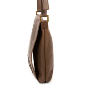 delvaux brown leather shoulder bag now for sale at labellov vintage fashion webshop belgium