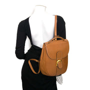 koop veiig online Delvaux Brillant Backpack Cognac Leather