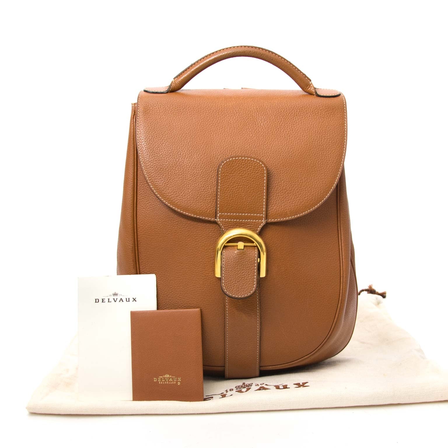 skip the waitinglist shop your Delvaux Brillant Backpack Cognac Leather online at the best price