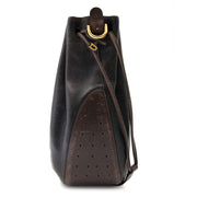 Delvaux Black & Brown Caviar Leather Bucket Bag Buy authentic designer Delvaux secondhand bags at Labellov at the best price. Safe and secure shopping. Koop tweedehands authentieke Delvaux tassen bij designer webwinkel labellov.