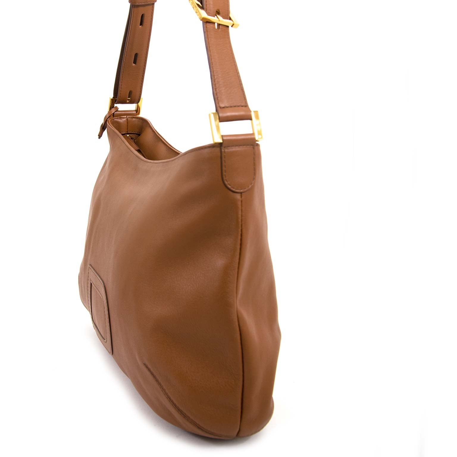 Delvaux Louise Besace Polo Fauve Shoulder Bag now for sale at labellov vintage fashion webshop belgium